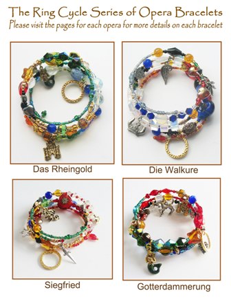 New designs for Wagner's Ring are now available! - Opera Bracelets